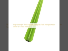 High Strength Three-winged Fiberglass Pole Triangle Shape Stake for Forest Planting
